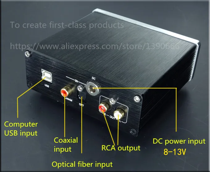 

Fini AK4490 + AK4118 + XMOS Audio breeze wind SU4 optical fiber coaxial decoder DAC 24BIT 192K USB package