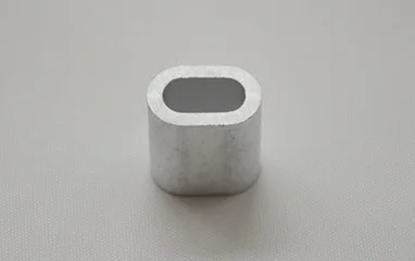 1000pcs 0.5MM--1.2MM oval hole aluminum sleeve steel wire rope cover tighter lifting rigging hardware | Обустройство дома
