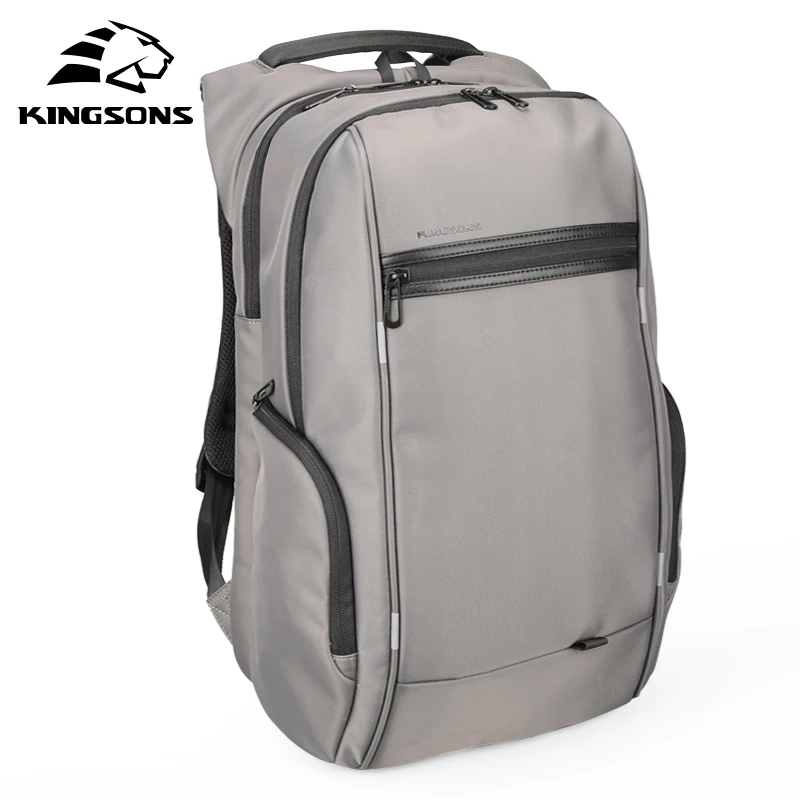 

Kingsons Multifunction USB Charging Men 15 17 inch Laptop Backpacks For Teenager Fashion Male Mochila Travel backpack Anti-theft