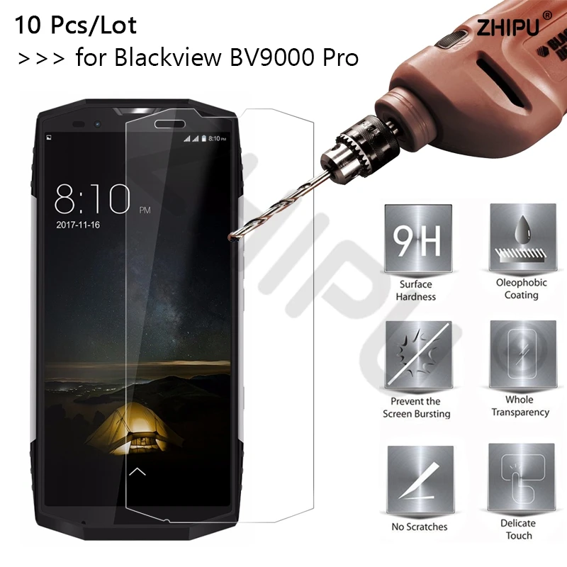 10 шт./лот 2.5D 0 26 мм 9H Премиум Закаленное стекло для Blackview BV9000 Pro защитная