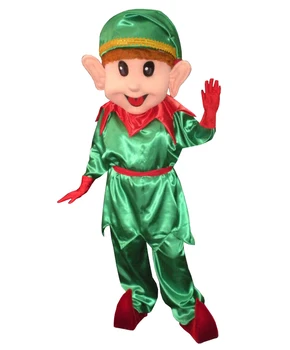 

Adult Lovely Christmas Elf Mascot Costume Party Costumes