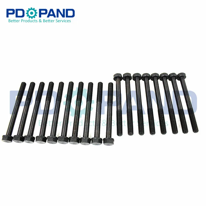 4JG2 4JG2T 4JG2-T 4JG2TC Engine Cylinder Head Bolts For Isuzu TrooperCampoOPEL MONTEREY 3.1DTD TURBO DIESEL 3059cc