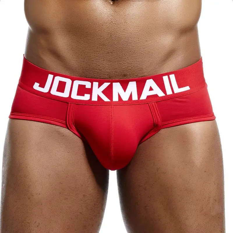 Трусы брифы JOCKMAIL мужские брендовое нижнее белье пикантные трусы танга мягкие