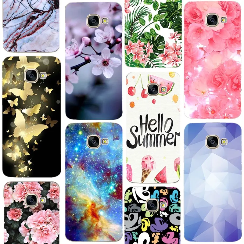 Mickey Unicorn Flowers Case For Samsung J3 J5 J7 2017 J2 prime Back Cover Marble Cases A5 J730 J530 J330 |
