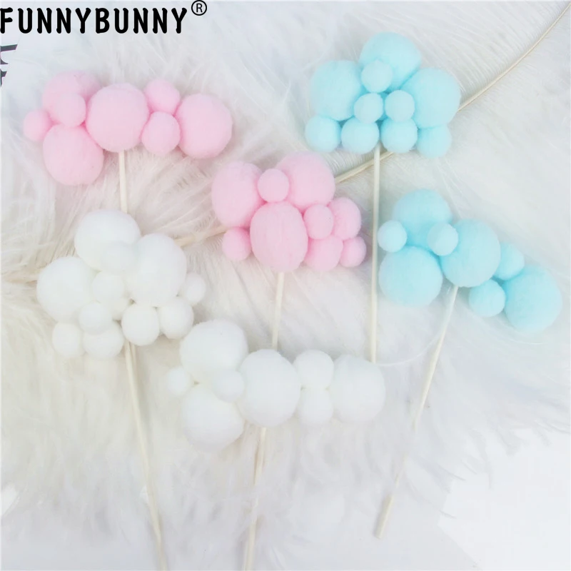 Украшение для торта FUNNYBUNNY небольшие свежие мягкие милые большие облака