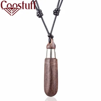 

High Quality Women Jewelry Necklaces Black sandalwood Pendant Long necklace women collares mujer choker kolye bijoux femme