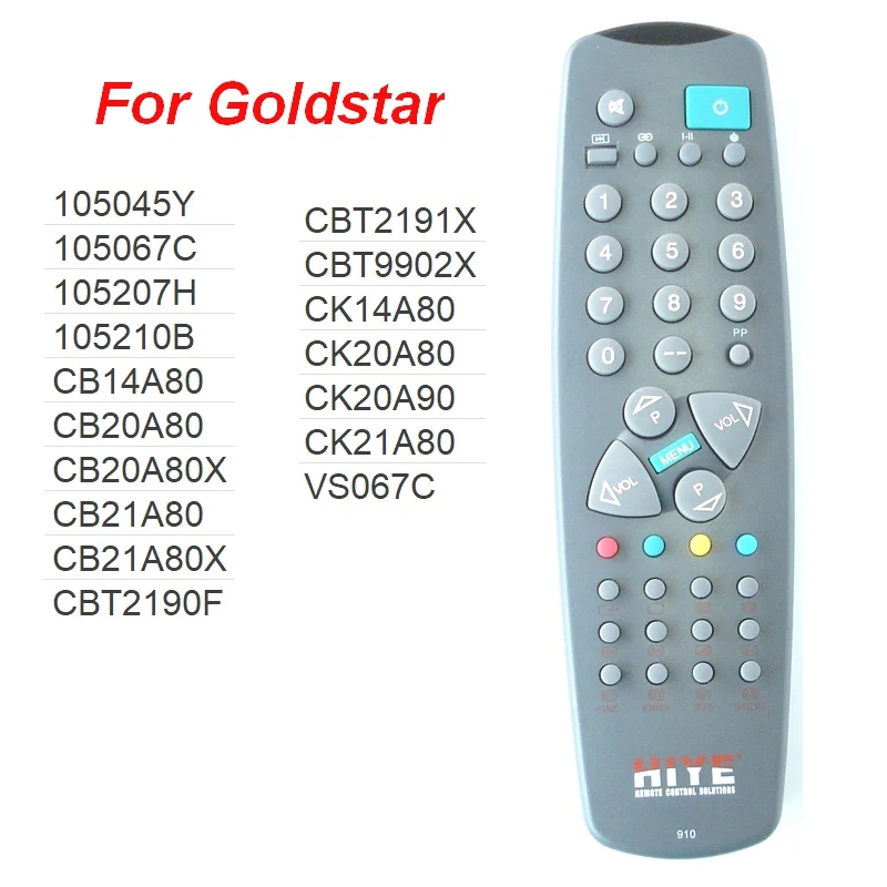 RC910 Remote control for GOLDSTAR TV , RC 910 Replacement TV Controller