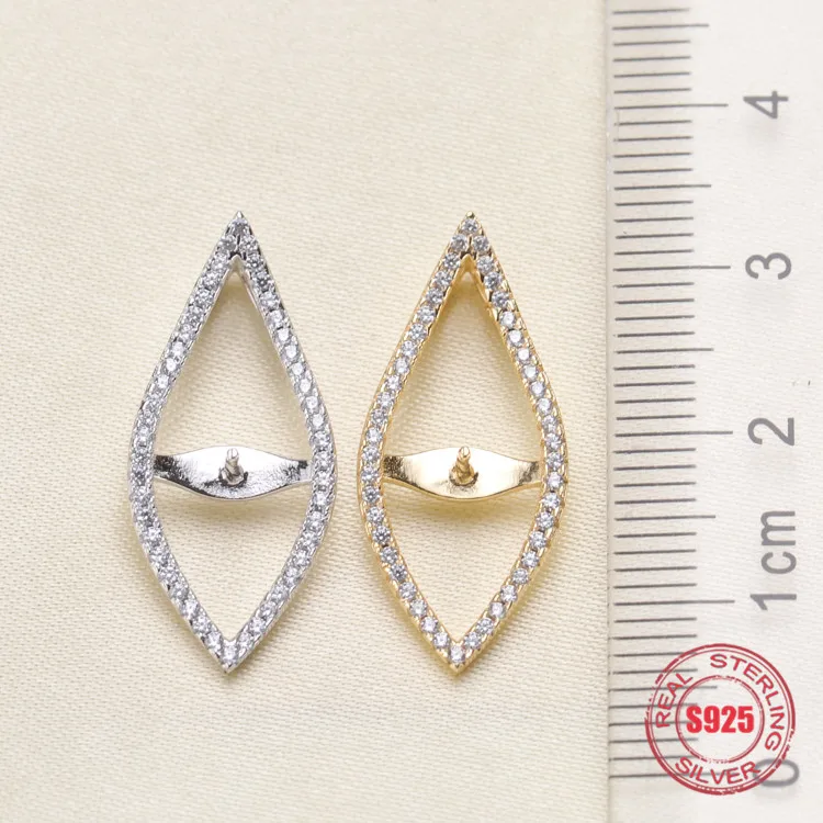 

Wholesale Jewelry Findings&Components Gold/Silver Bail Bead Caps Accessories For 0.9mm Hole Pearls Beads DIY Making