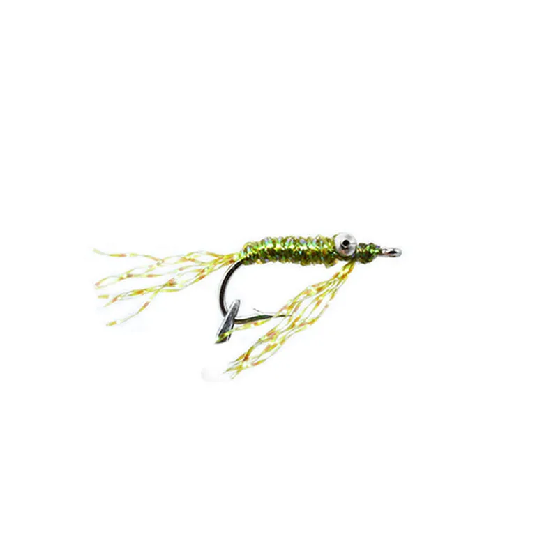 Consuader хит продаж 4 шт. кор. 8 # Greyling nymph Премиум Рыболовные Мухи из морской воды цвета