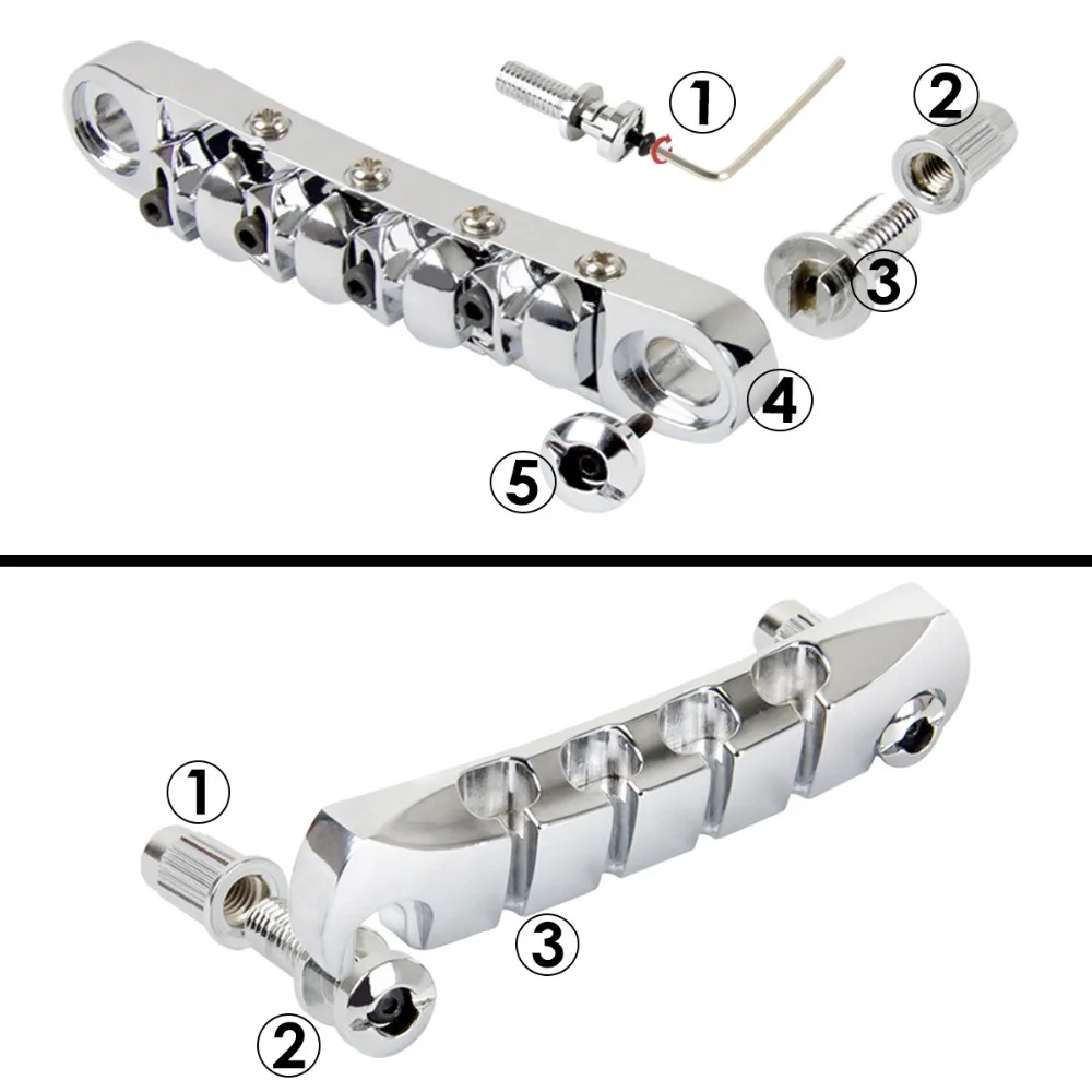 Окончательный гитарный мост хвостовый набор регулировочных постов для бас частей