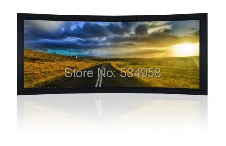 

110 Inch Curved Frame Projector Screen/Curved Frame Screen 110 inch /Curved Screen for Cinema/Large Curved Frame Cinema Screen