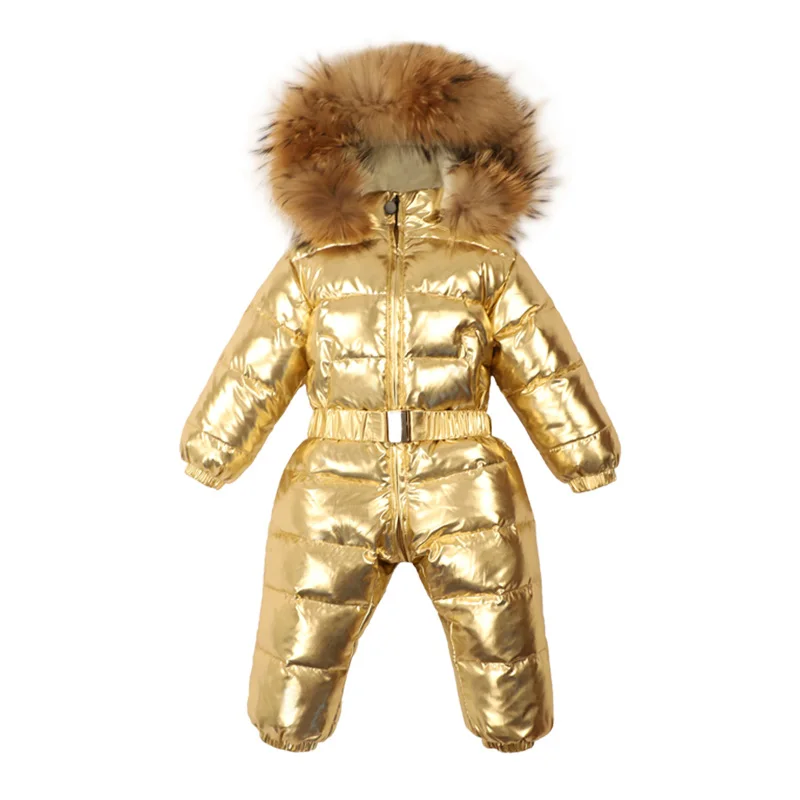 baby boy girl duck down jacket kids warm snow suit waterproof children strap sets newborn long sleeve coat winter clothes