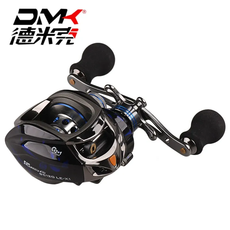 

DMK Fishing Reels Baitcasting 12+1BB 6.3:1 Left Right Hand Molinetes Peche Carretilhas Carrete De Para Pesca Vissen