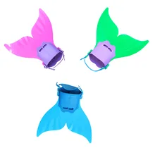 Mermaid cosplay Children Swimming Fins Mermaid Swim Training Flipper Swimming Foot Flipper Diving Feet Tail Monofin sbart 2mm neoprene diving wetsuits mermaid tail simulation fish scales mermaid tail children swimming swimsuit mermaid tail fins