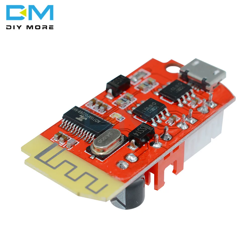 Плата цифрового усилителя звука Micro USB 3 7 в 5 В Вт двойная плата DIY Bluetooth динамик
