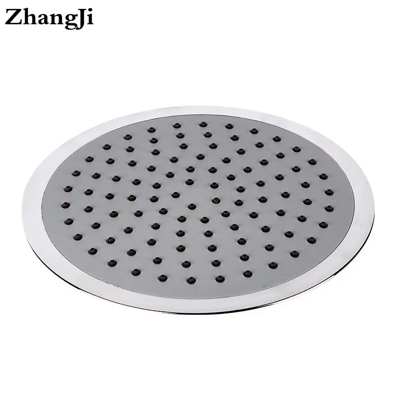 ZhangJi 8 inch big waterfall showerhead Silica gel holes Water Saving