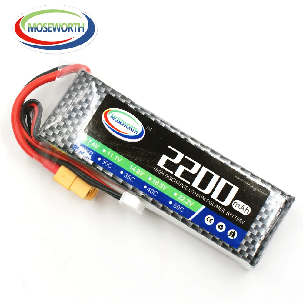 MOSEWORTH 3S 11,1 v 2200mAh 25C RC Lipo батарея для вертолета автомобиля лодки квадрокоптера батарея Акку