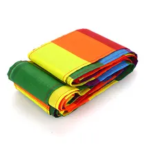 10 м красочные Радуга кайт длинный хвост нейлон наружные воздушные змеи игрушки для детей трюк кайт Surf Кайт аксессуары