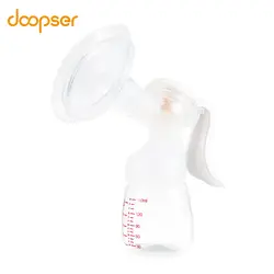 Doopser ручной молокоотсос BPA Free эргономичный детский молокоотсос с 150 мл бутылка анти-задний поток молокоотсос