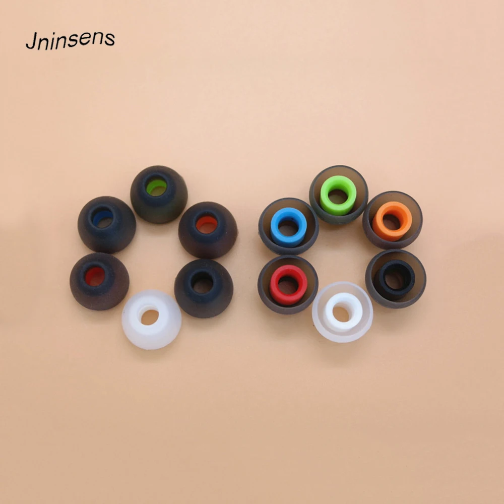

4.5mm S/M/L Silicone Ear Pads Earbuds Eartips Earplugs Cushion Replacement Headphone Ear Buds Tips For in-ear Earphone Wholesale