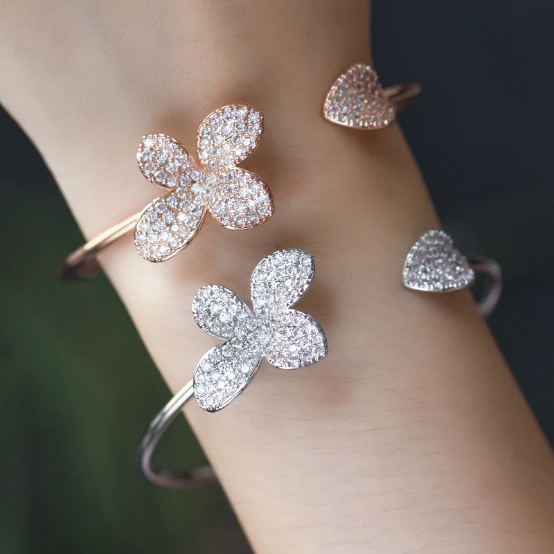 Flower Open Cuff Bangle 9