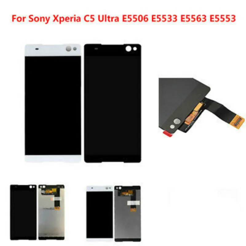 

Digitizer Genuine LCD Display Touch Screen + Tool For SONY Xperia C5 Ultra E5506