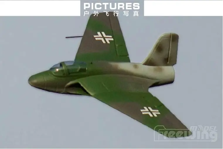 Самый свободный самолет 64 мм EDF Lippisch P15 P.15 P-15 Diana rc jet