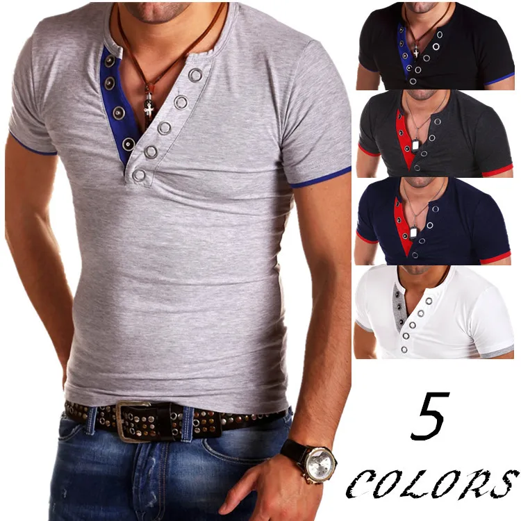 

ZOGAA 2019 summer new t shirt men streetwear Leisure Short sleeve cotton collar men t shirt 6 colors plus size S-3XL t shirt men