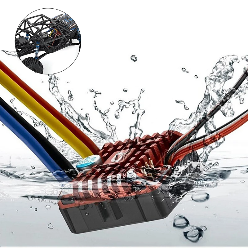 HobbyWing QuicRun 1080 80A 860 60A 1060 60A Brushed Electronic Speed Controller ESC For RC Car Waterproof