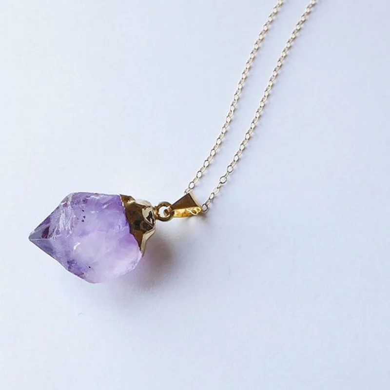 Buy Purple Crystal Pendant Necklace ,For Women Gift