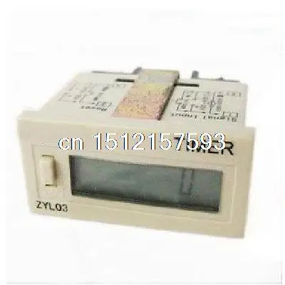 Temporizzatore Di Conteggio Del Contatore Di Tempo Zyl03-2 Di 220V Digital Che Conta Orario Di Lavoro