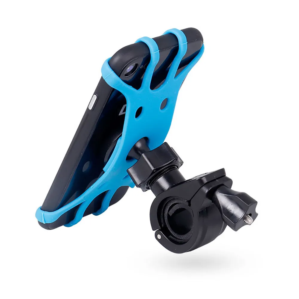 Clearance Universal Motorcycle Bicycle Bike MTB Handlebar Phone Holder safe Silicone fixed  Baby Car Stroller Mount Stand Bike accessories 2