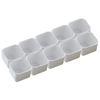 

10PCS Plant Pot Flower Pots Plastic Planters Seedling Planting Tools Giardino Garden Accessories Office Desktop Balcony Maceta