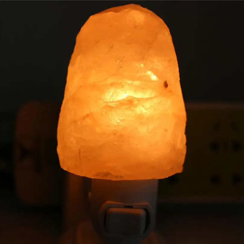 illumilite Salt lamp table lamp light bedroom adornment night light the head of bed Natural ...