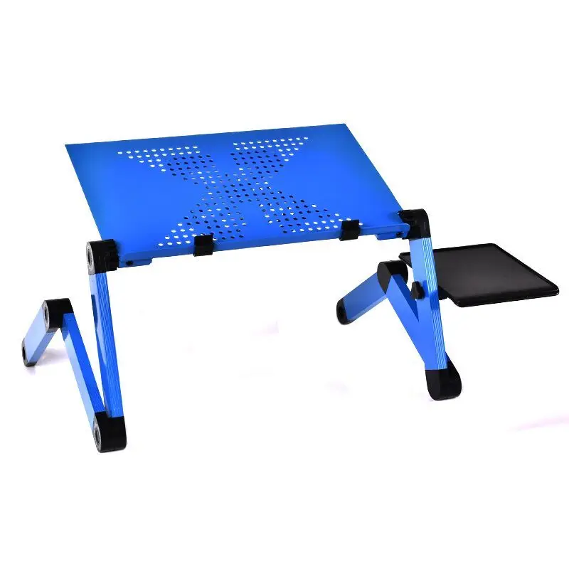Actionclub портативный складной столик для ноутбука регулируемая кровать стол для ноутбука с охлаждающим вентилятором 42*26 см стол для ноутбука рядом с диванной кроватью - Цвет: Hh3468lfbu