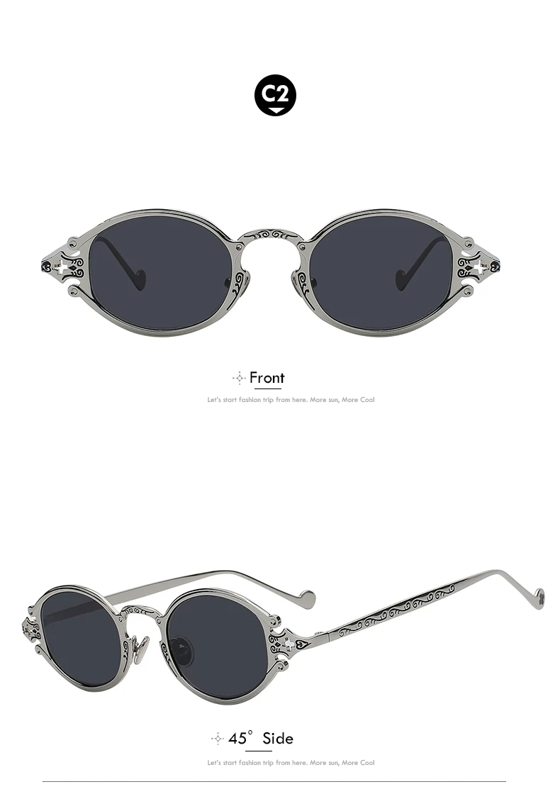 XIU стимпанк Солнцезащитные очки женские роскошные брендовые дизайнерские солнцезащитные очки мужские металлические круглые солнцезащитные очки винтажные очки UV400