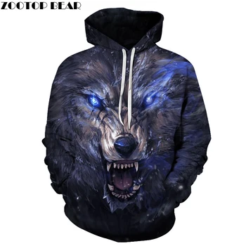 

Wolf Hoodies 3D Men Hoodie Sweatshirts Unisex Hoodie Fashion Tracksuits Autumn Winter Pullover Brand Streetwear Animal Prints