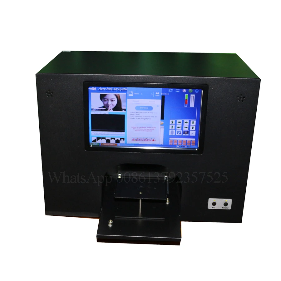  5 nails and 3 flower painting a time nail and flower printer artificial nail printing machine digit