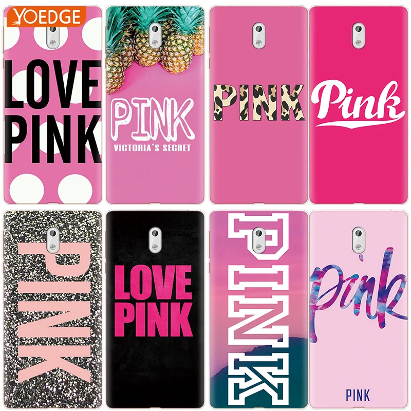 

Pink Love victoria secret Fashion Case For Nokia X5 X6 8 7 7.1 2 3 3.1 5 5.1 6 6.1 Plus 2018 950 3310 For Nokia 8.1 X7 Cover