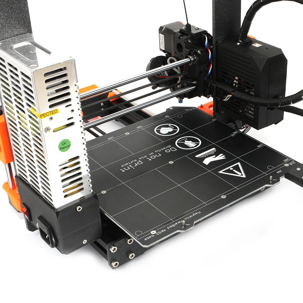 Клон Prusa i3 MK3 3d принтер Y карета Магнитная кровать с подогревом 24 В MK52 проводка термистор комплект с магнитом для Prusa i3 MK3 MK3S