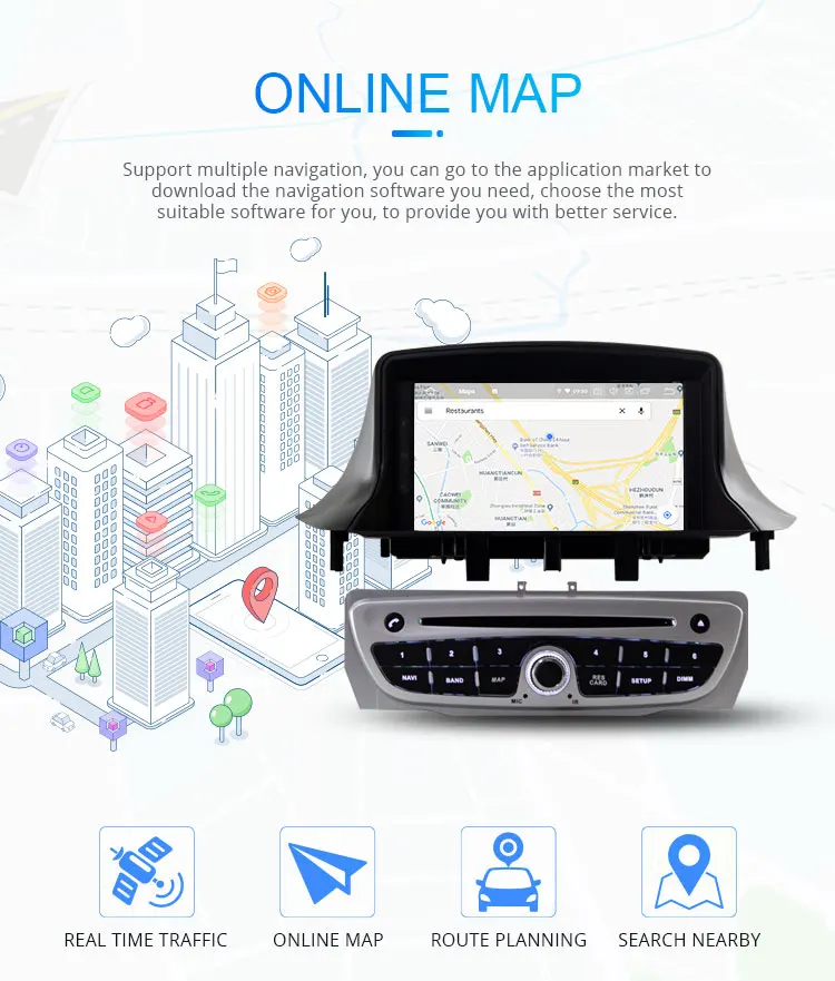 Flash Deal LJHANG 1 Din Car Radio Android 9.0 Car DVD Player For Renault Megane 3 Fluence 2009-2015 WIFI Multimedia GPS Navi Headunit Audio 5
