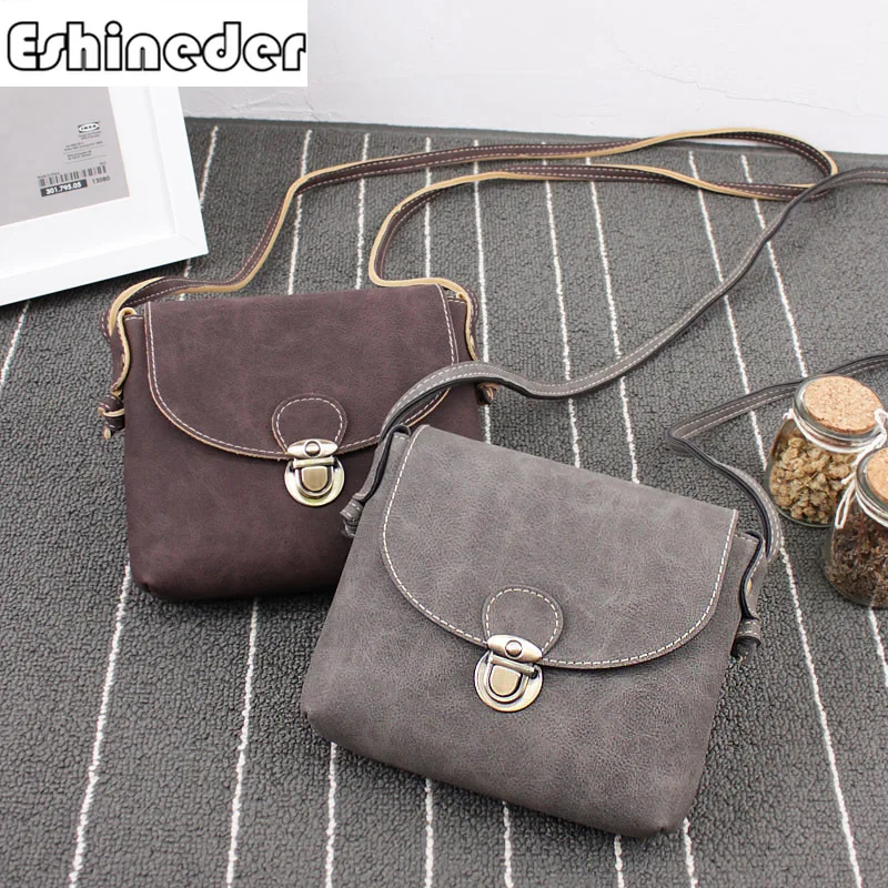 

New Wild Retro Bag Simple Matte Leather Small Package Student Mini Shoulder Messenger Bag Handbag