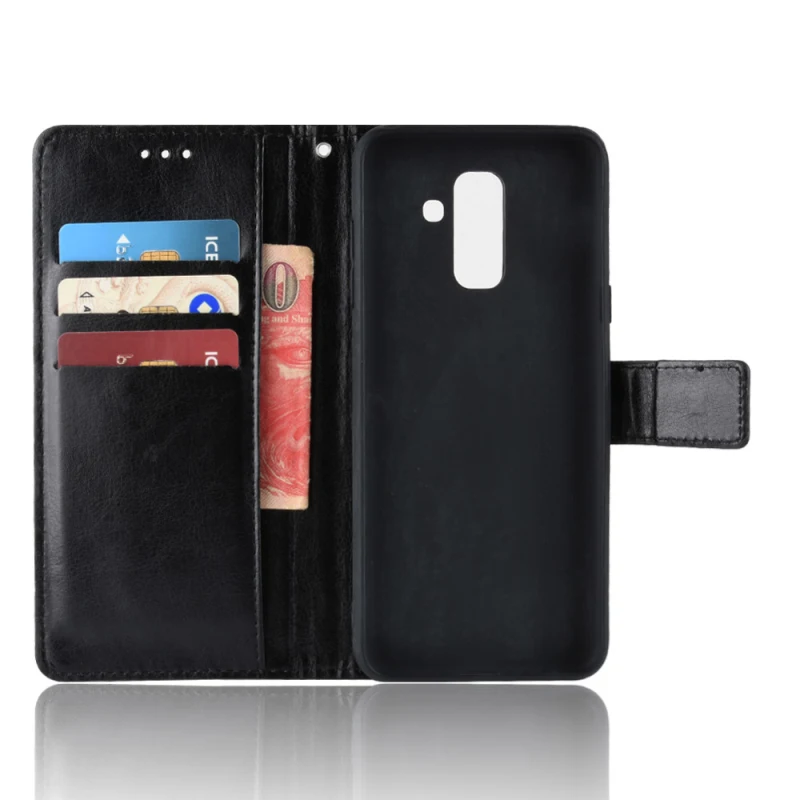 Samsung Galaxy A6 Plus (A9 Star Lite) PU leather+TPU flip case_3