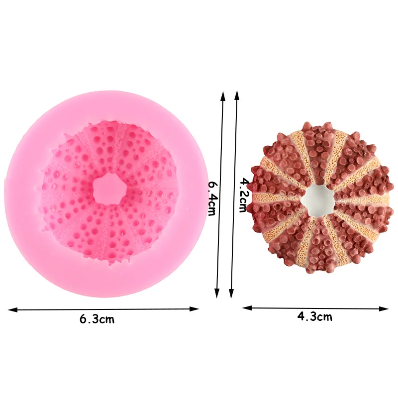 Морская Раковина Морская звезда в виде ракушки хвост форма помадка торт конфеты силиконовые формы DIY украшения торта инструменты Мыло Смола глина шоколад формы - Цвет: CB338