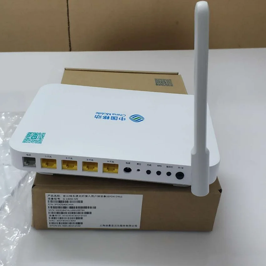 25 шт. Alcatel lucent Gpon G-140W-ME ONU 4GE + 1 голос 2USB wifi 2 4G и 5G FTTH gpon ont маршрутизатор режим