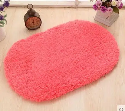 Впитывающий мягкий коврик для ванной комнаты, коврики для ванной, нескользящий коврик для ванной комнаты, украшение для гостиной - Цвет: F