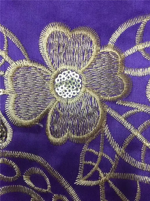 Белый цвет индийского Дизайн африканская Джордж кружевной ткани /Нигерия торжественное платье ткань фиолетовый золотой