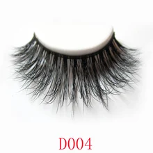 Free shipping 1 pair 3D mink eyelash 100% real mink fur Handmade crossing lashes thick full D004 lashes