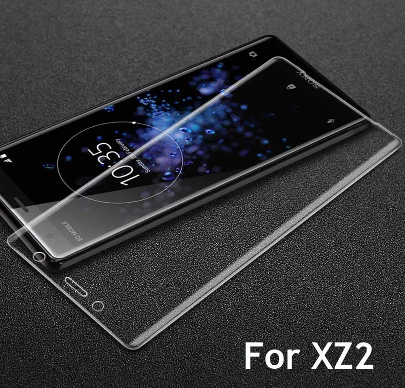 9H 3D полное покрытие закаленное стекло для Sony XZ2 H8216/66/96 защита экрана Защитная