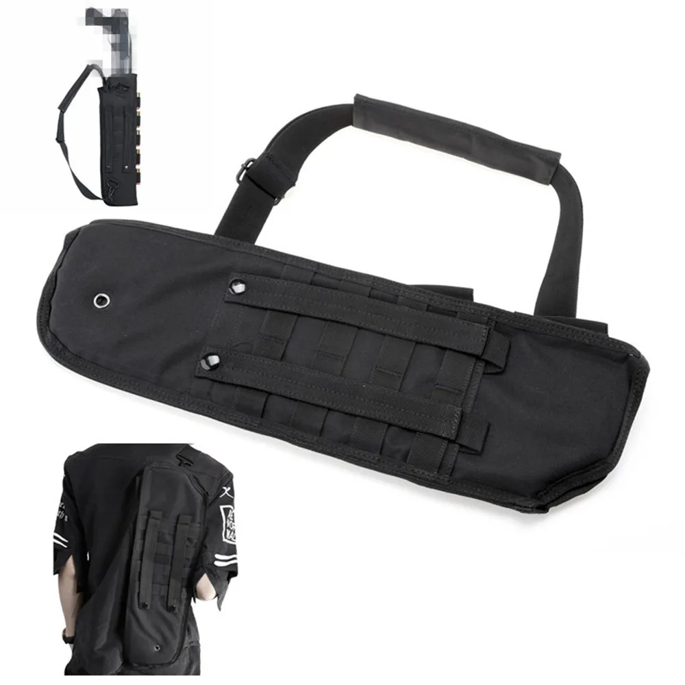 Military Tactical Rifle Gun Shoulder Bag Outdoor Hunting Holster Gun Protection Case Scabbard Carry Bag Solider Shooting Backpac